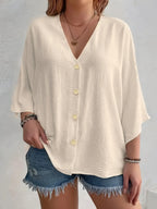 Women's Breathable V-Neck T-shirt