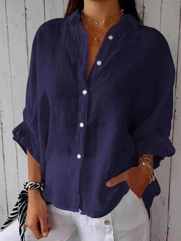 Women's Summer Cotton Linen T-Shirt