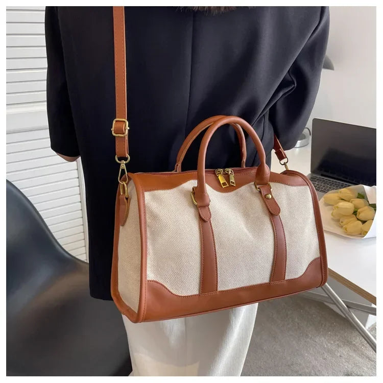 Vintage Crossbody Travel Luggage Handbag