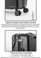 Stylish 20" Lightweight Carry-on w/Cup Holder