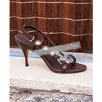Women's Vintage Leather Slingback Sandals