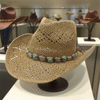Chic Straw Sun Hat w/Stylish Strap