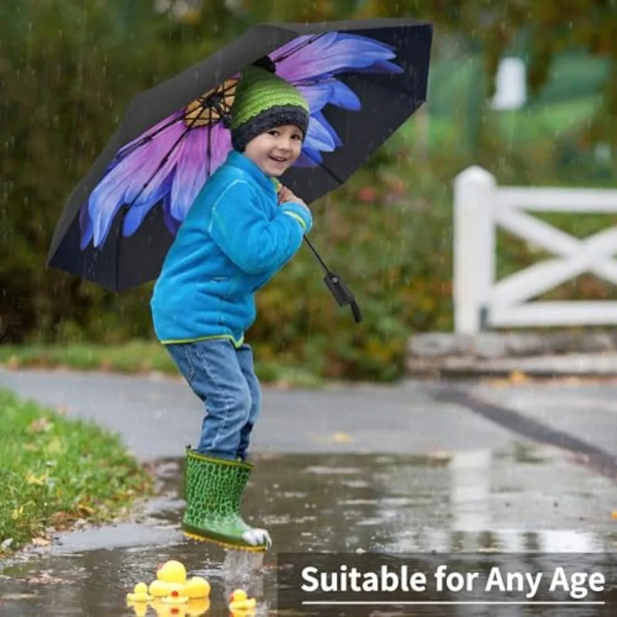 Automatic Windproof Travel Umbrella – 12 Colors