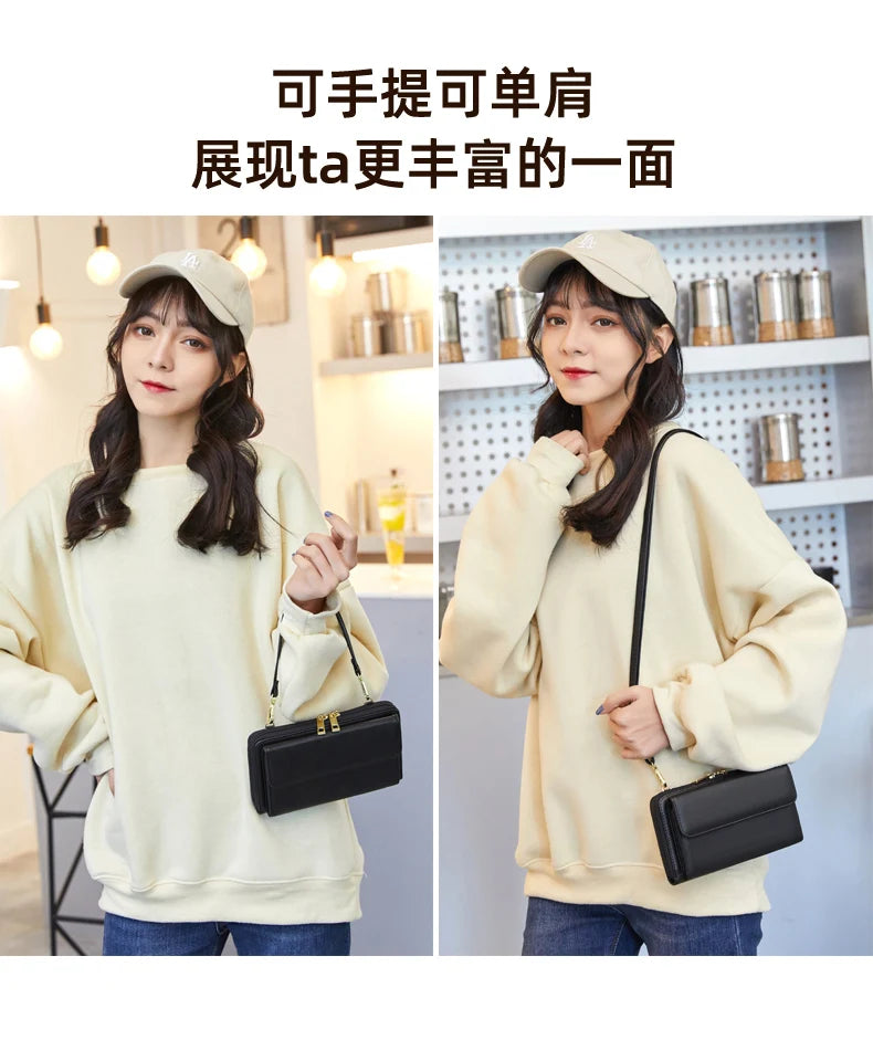 RFID Touchscreen Phone Wallet Crossbody