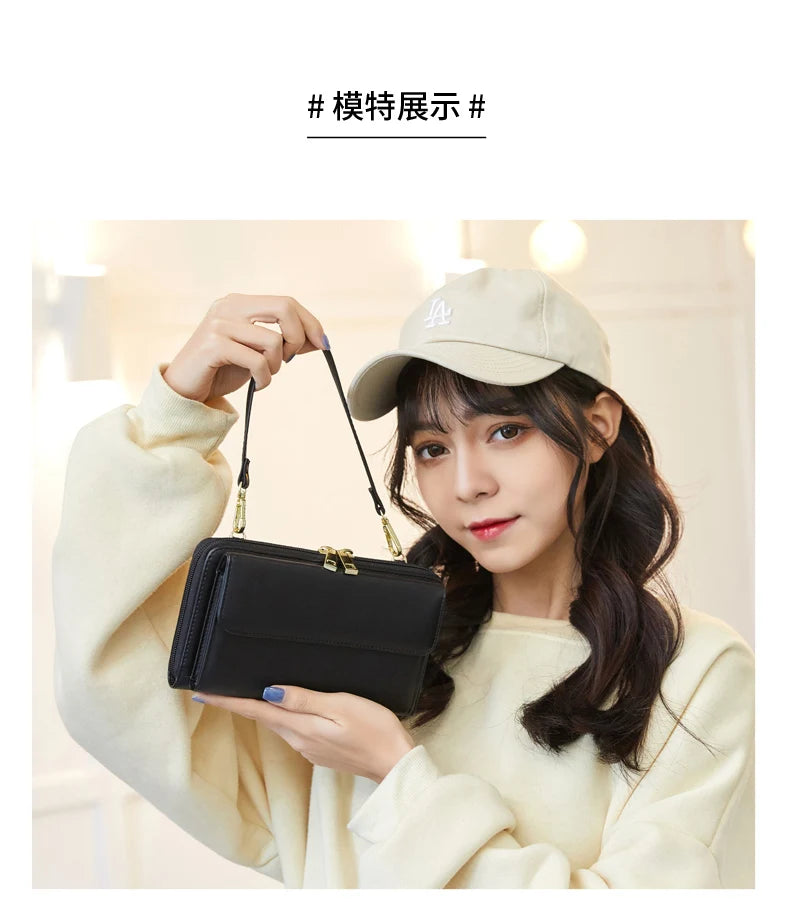 RFID Touchscreen Phone Wallet Crossbody