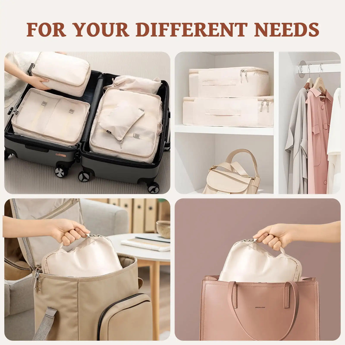 Travel Compression Bags – Space-Saving Packing Organizers