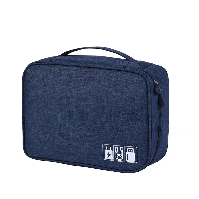 Large Capacity Travel Electronics Accessories Organizer