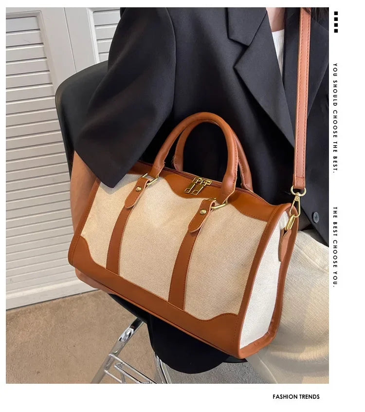 Vintage Crossbody Travel Luggage Handbag