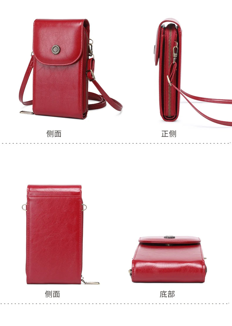Retro RFID Shoulder Bag