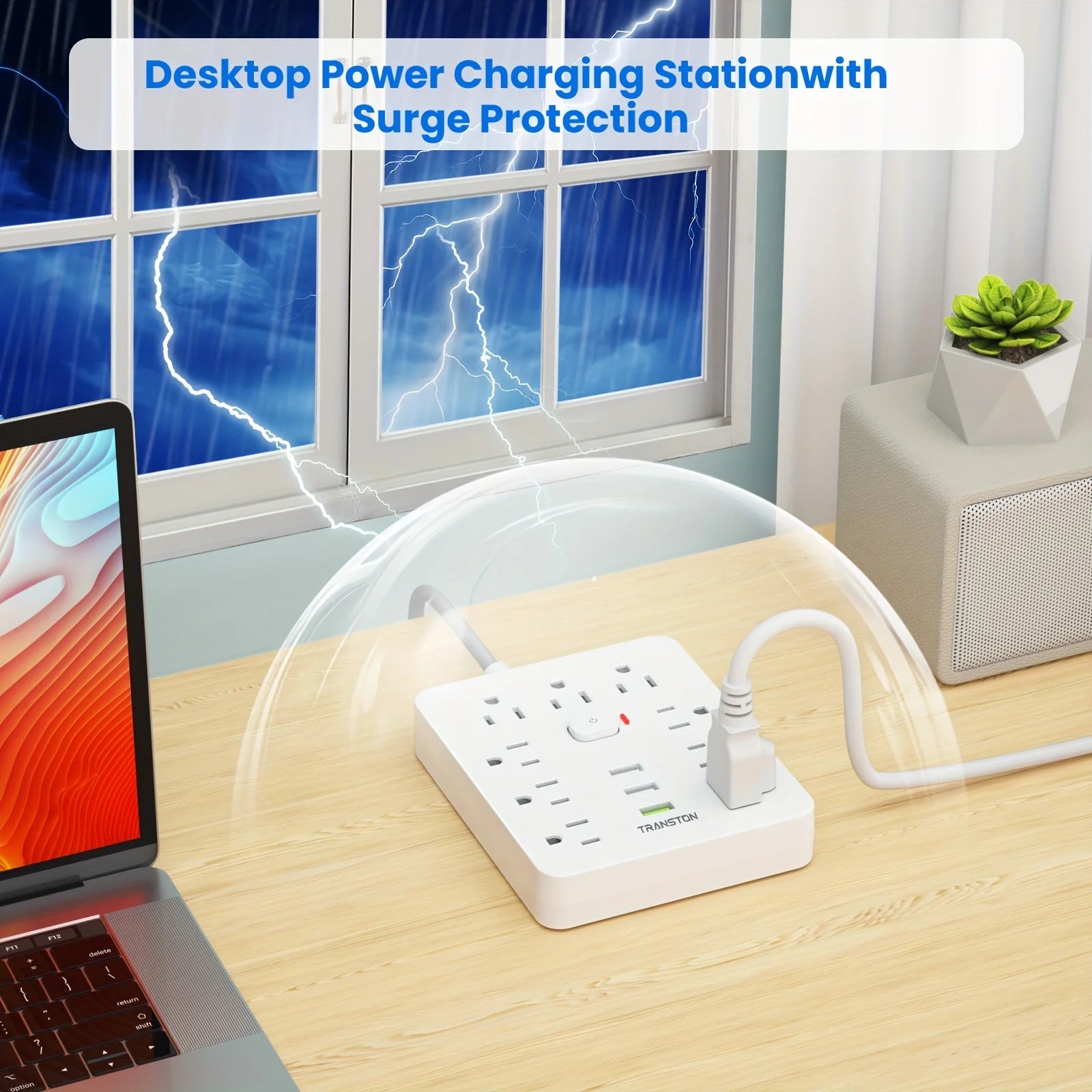 Power Outlet w/Surge Protector