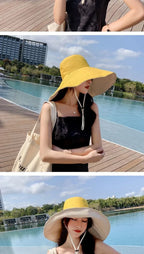 Wide Brim UPF 50+ Sun Hat Women Anti-UV
