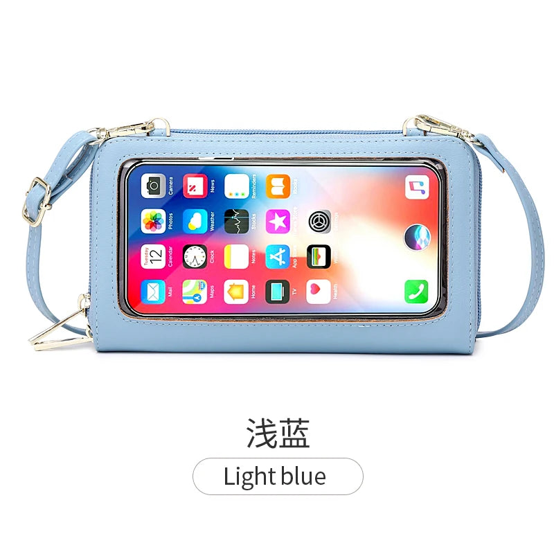 RFID Touchscreen Phone Wallet Crossbody