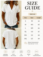 Women's Breathable Crinkle Cotton Linen Blouse