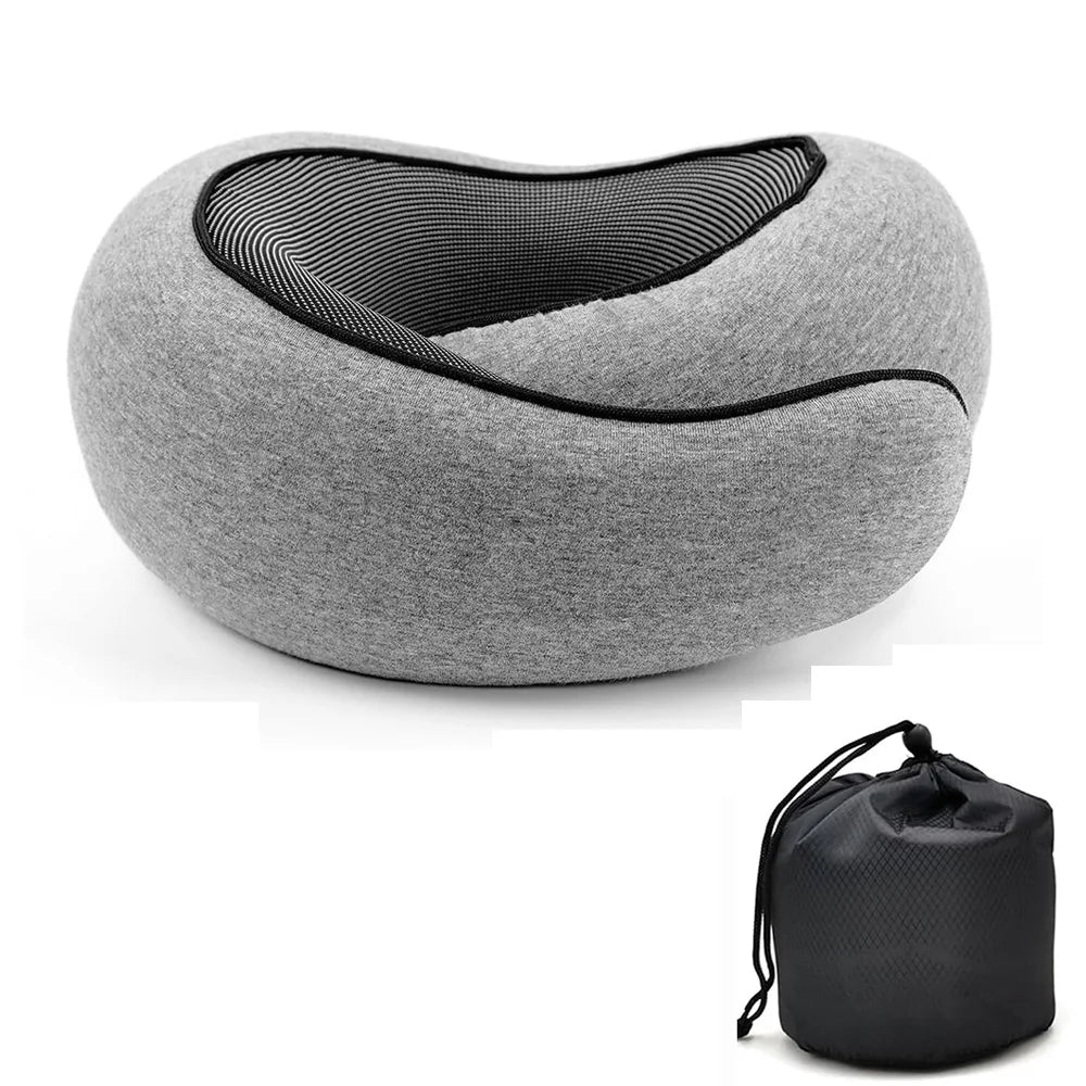 CloudRest Memory Foam Travel Neck Pillow