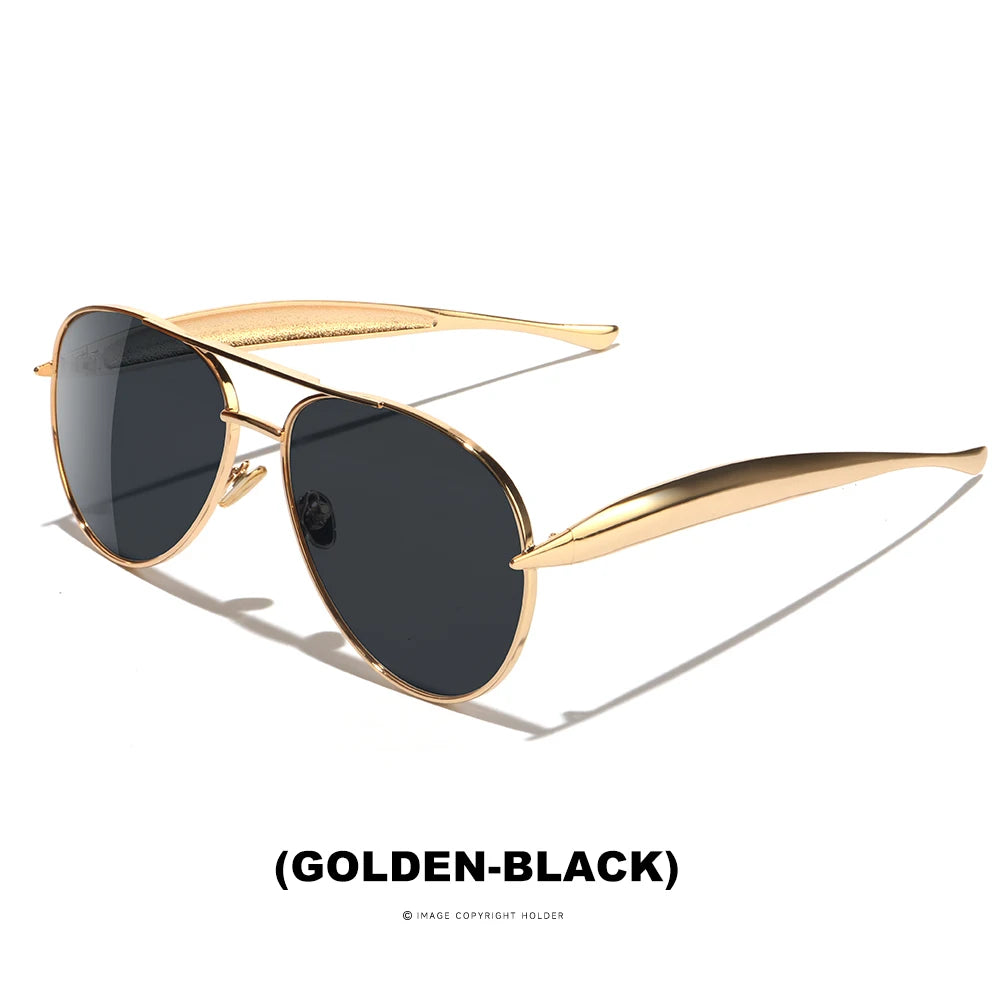 Oversized Vintage Aviator Glasses