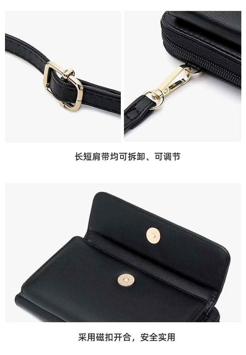 RFID Touchscreen Phone Wallet Crossbody