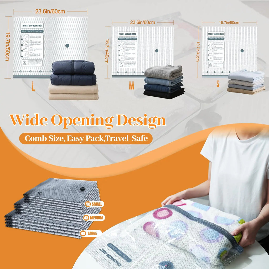 15-Pack Cordless Vacuum Storage Bags