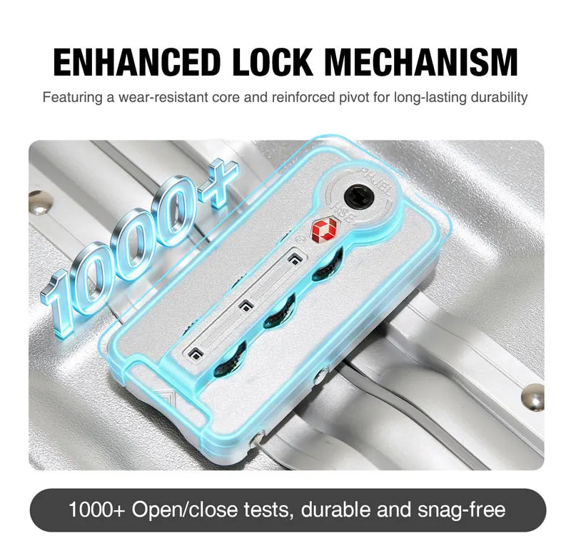 20/24/27 Lightweight Aluminum Hard Shell Luggage