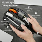 JetSet Tech Organizer – Travel Cable & Electronics Pouch