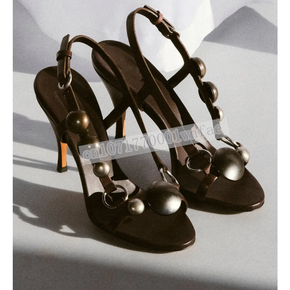 Women's Vintage Leather Slingback Sandals