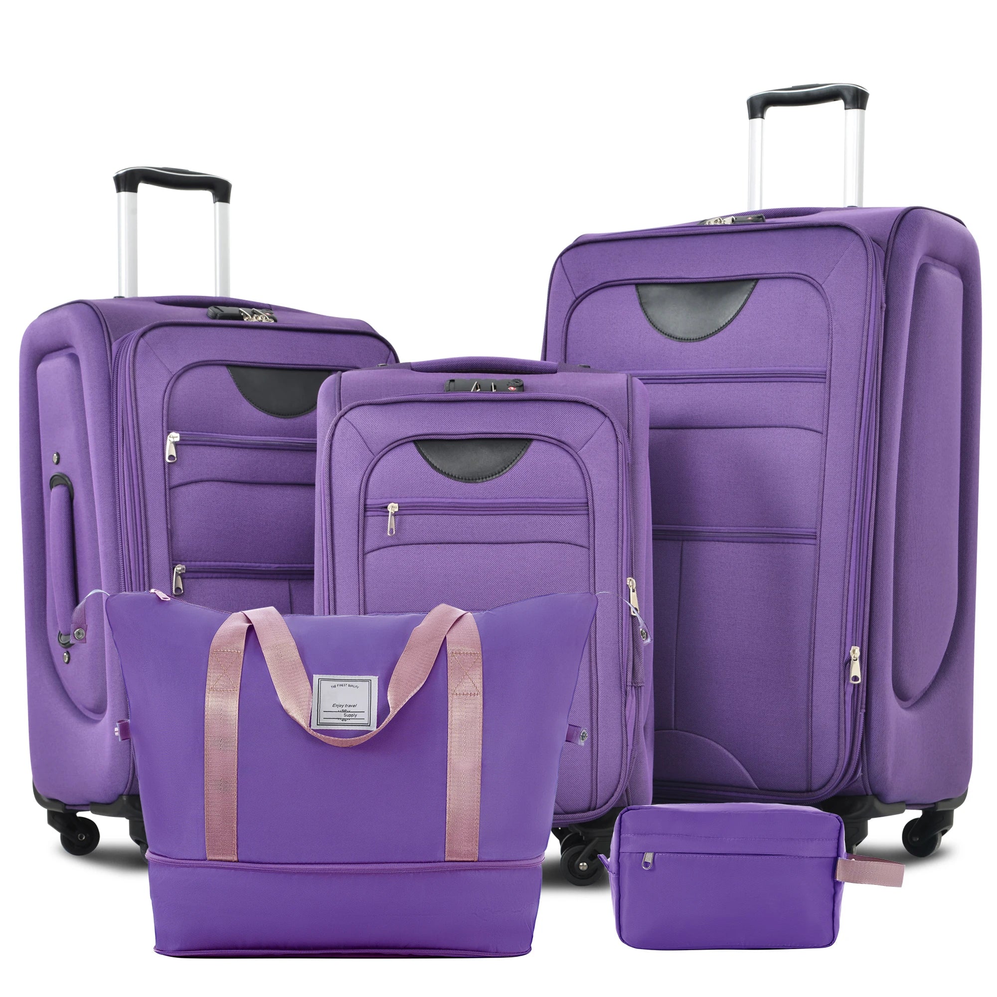 Softside Expandable 5pcs Set w/Duffel Bag