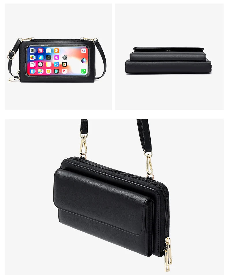 RFID Touchscreen Phone Wallet Crossbody