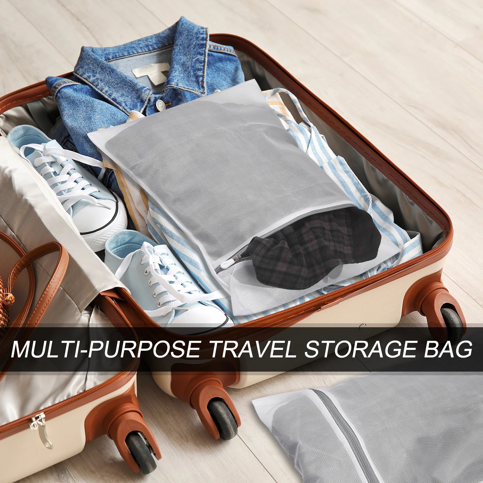 2/3/5pcs Mesh Laundry Bags