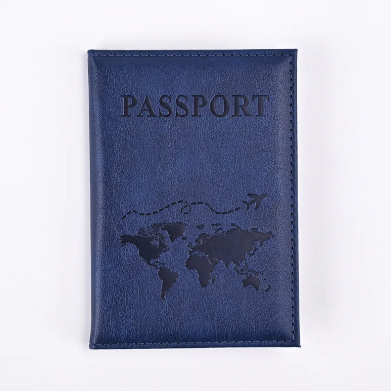 Sleek Grey Passport Cover – Slim Travel Wallet