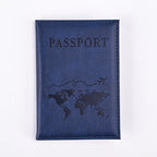 Sleek Grey Passport Cover – Slim Travel Wallet