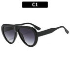 Vintage Oversized Oval Sunglasses
