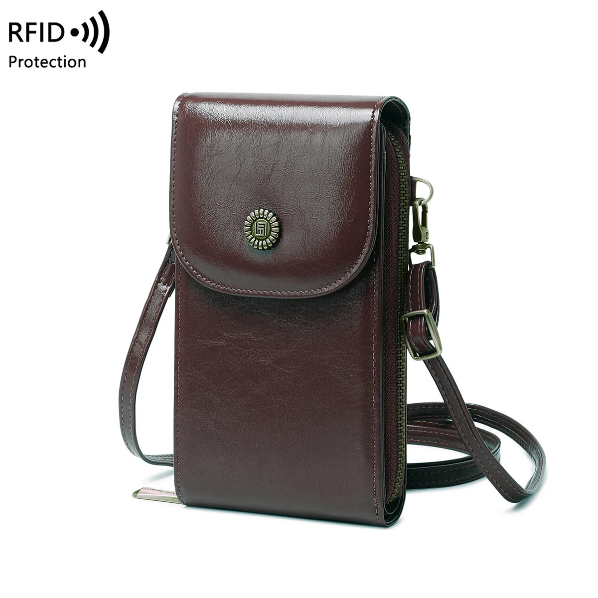 Retro RFID Shoulder Bag
