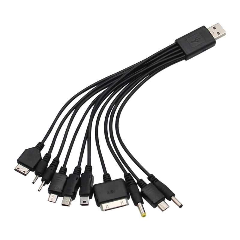 10In1 USB to Multi-ports USB Cable Universal Phone Charging
