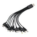 10In1 USB to Multi-ports USB Cable Universal Phone Charging