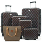 5/6-Piece Hardside Luggage Set – Lightweight & Expandable