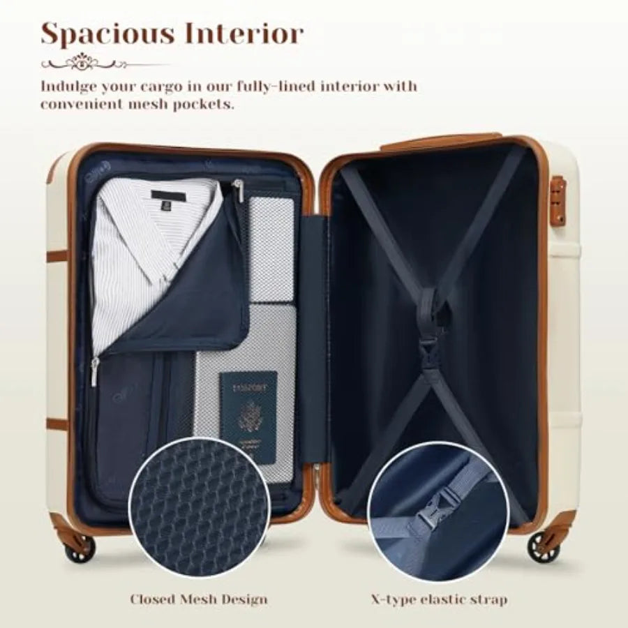 6-Piece Hardside Luggage Set with TSA Lock