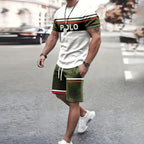 Men's Retro Cool Breathable Shorts Set