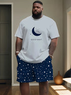 Men's 3D Printed Short Sleeve Shorts Sets