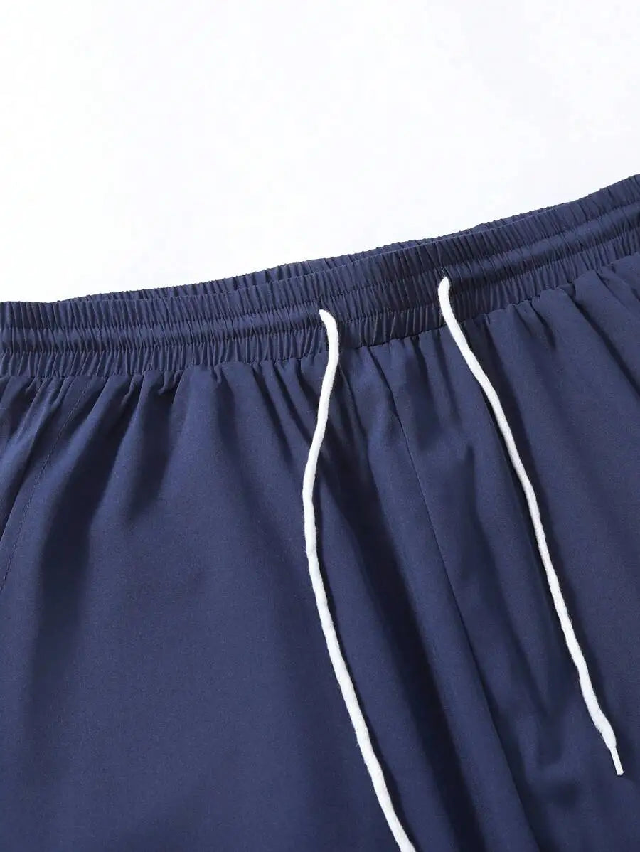 Men's Vacation Casual Short Sleeve Shirt Shorts Set