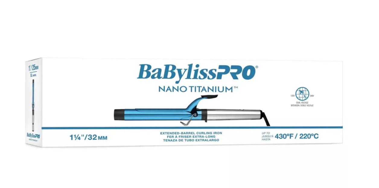 BaBylissPRO Iridescent Nano Titanium Curling Iron