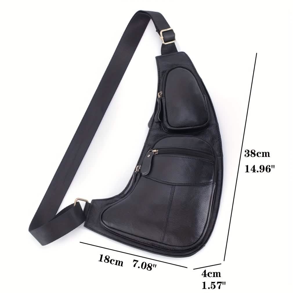 Genuine Leather Crossbody Sling Bag