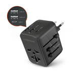 WorldCharge Universal Travel Adapter with USB-C