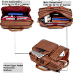Leather Backpack – Convertible Work Carry