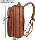 Leather Backpack – Convertible Work Carry