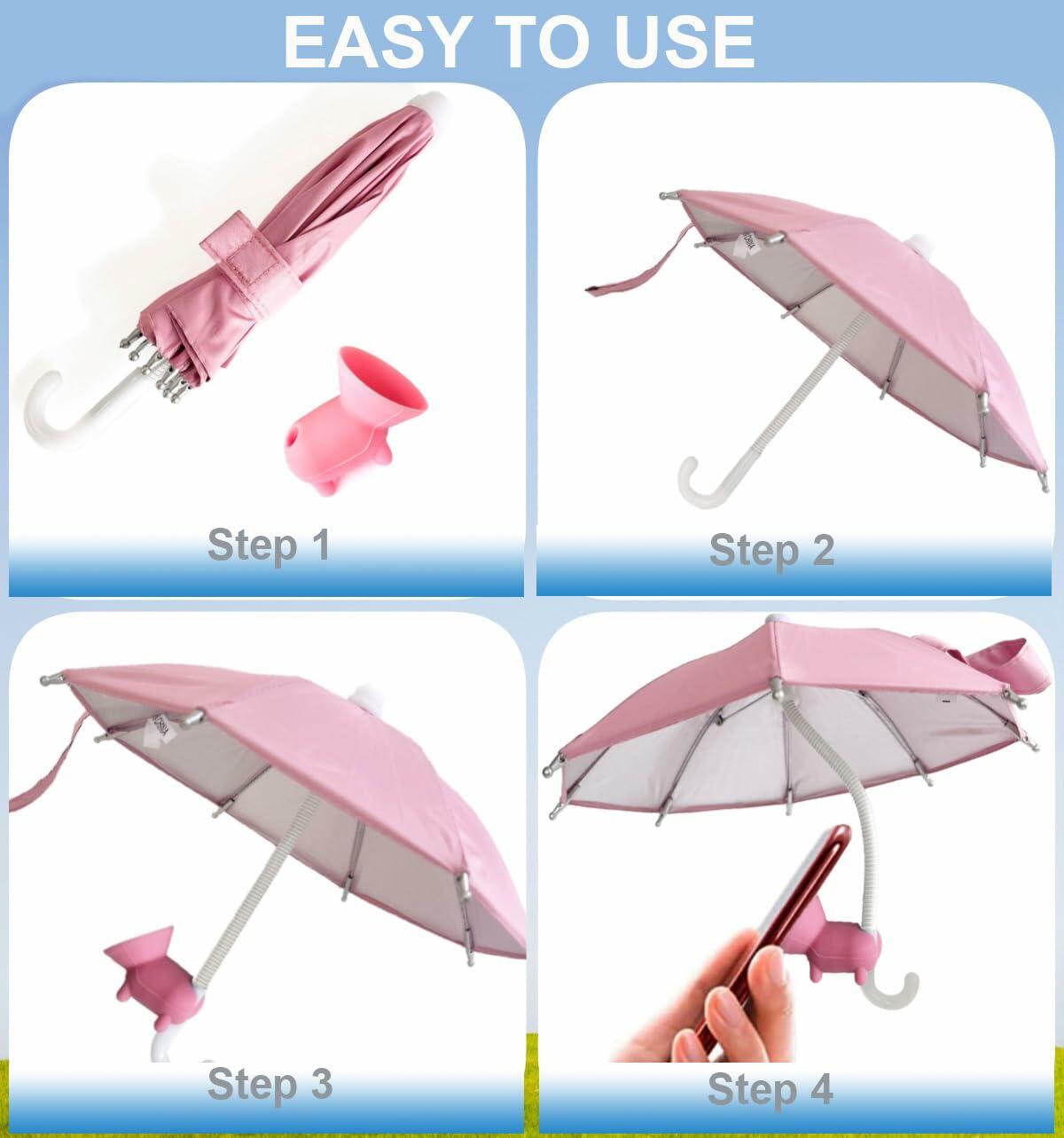 FantasyBear UV Protection Phone Umbrella