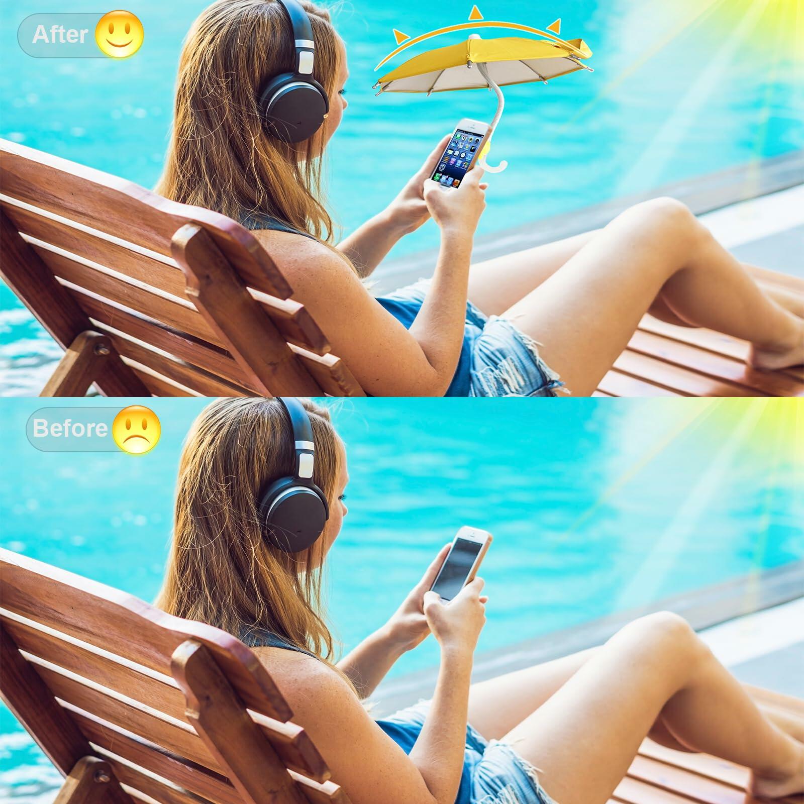 FantasyBear UV Protection Phone Umbrella