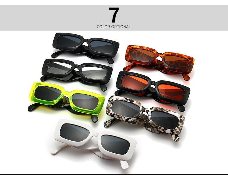 Classic Oversized Square Sunglasses w/UV400
