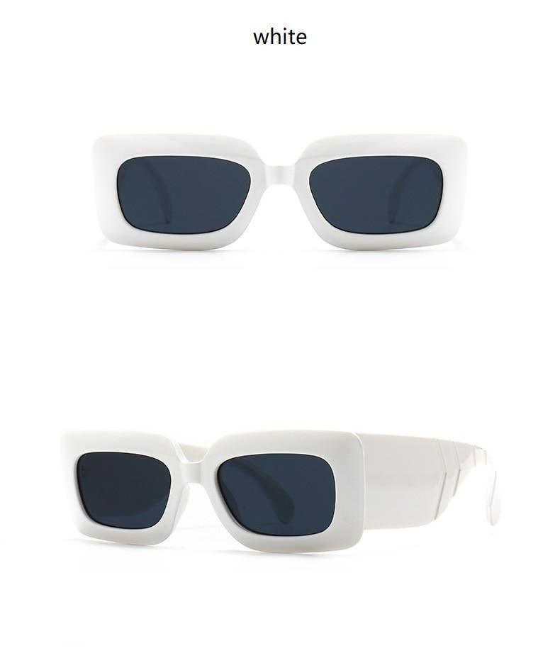 Classic Oversized Square Sunglasses w/UV400