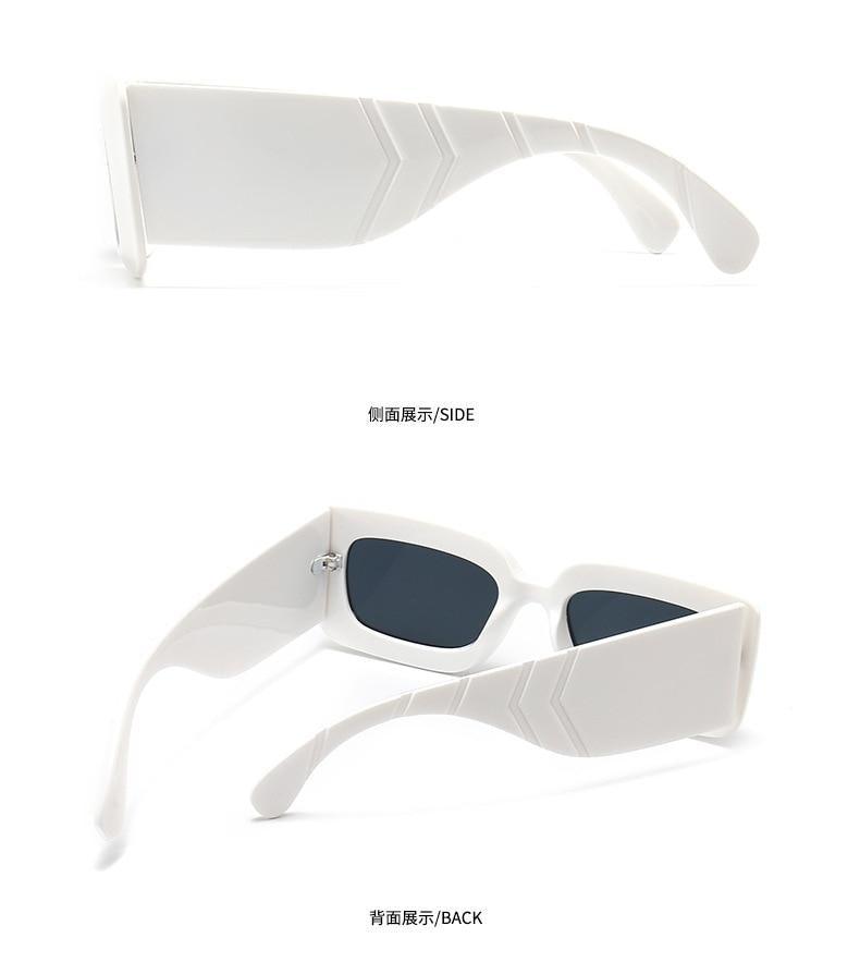 Classic Oversized Square Sunglasses w/UV400