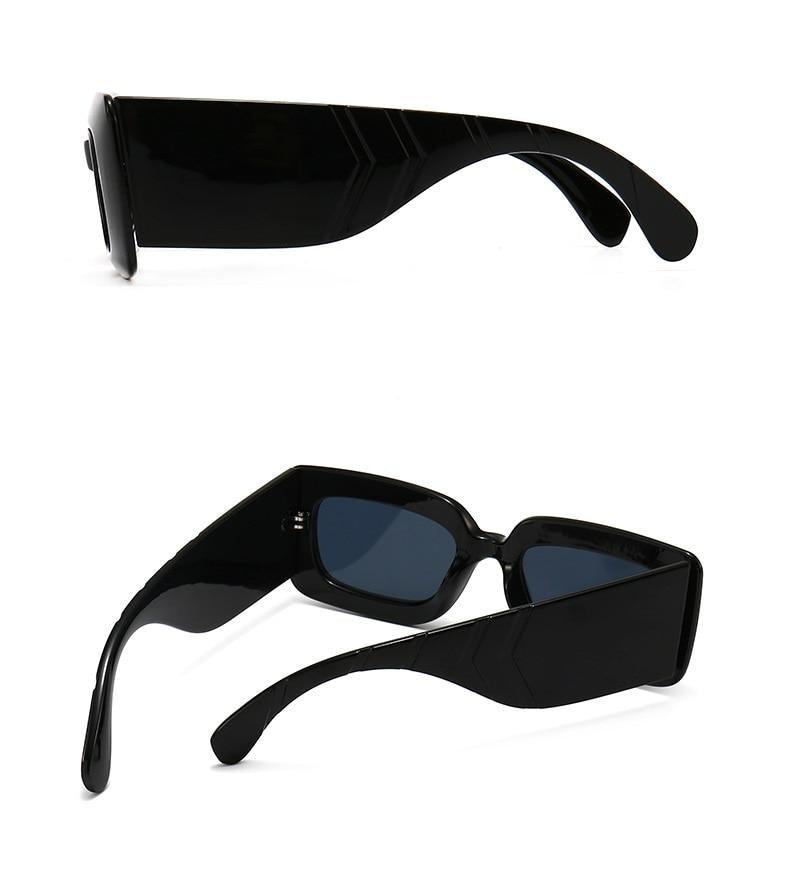 Classic Oversized Square Sunglasses w/UV400