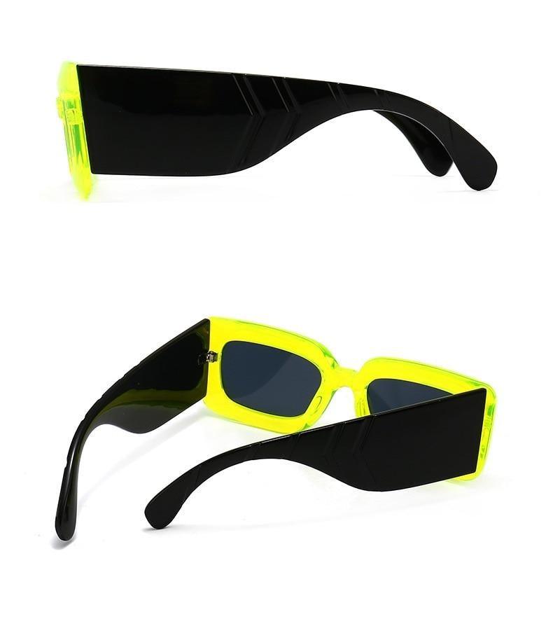 Classic Oversized Square Sunglasses w/UV400